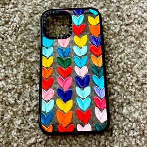 Casetify hearts phone case iPhone 12/12 pro